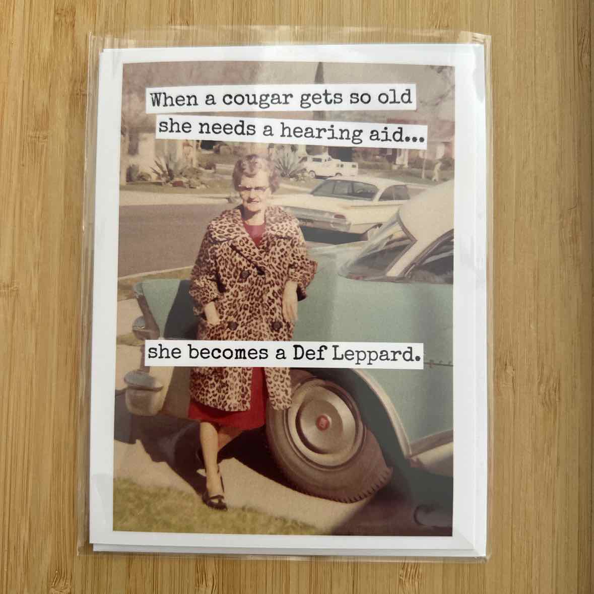Def Leppard Card