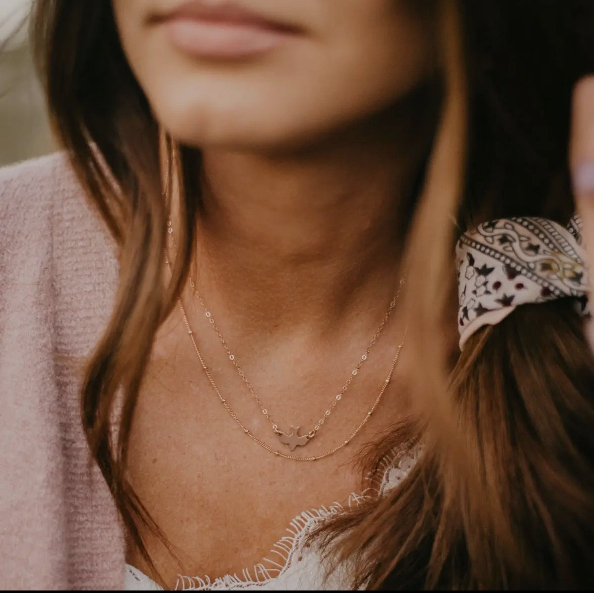 Barberry & Lace Necklace