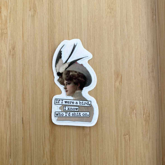 If I Were A Bird Sticker
