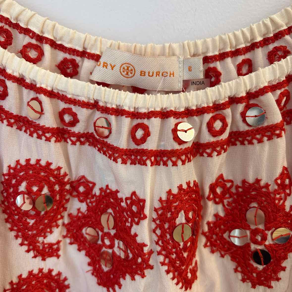 Tory Burch Size 6 Shirt