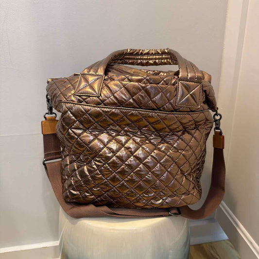 MZ Wallace Copper Metallic Medium Sutton Purse