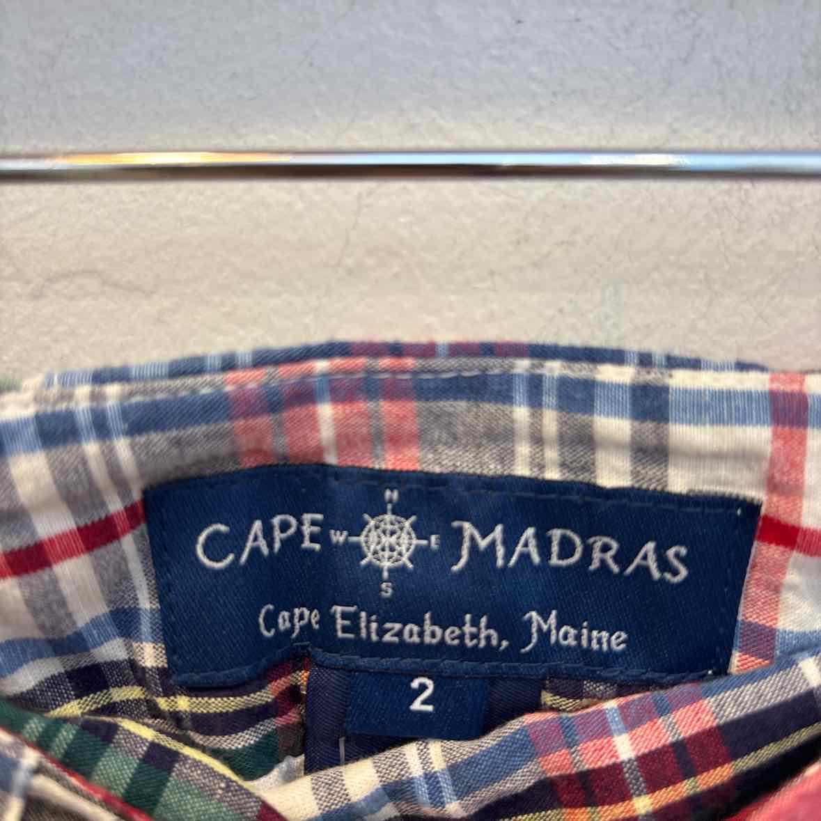 Cape Madras Size 2 Skirt