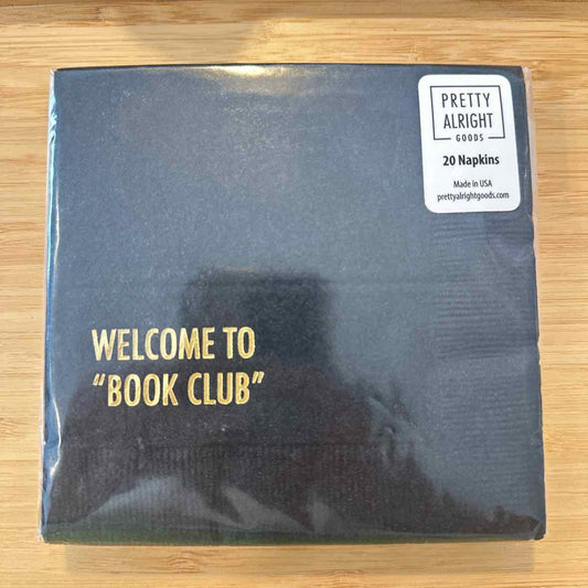 Welcome To Book Club Cocktail Napkins